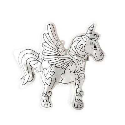 UNICORNIO PARA INFLAR Y COLOREAR