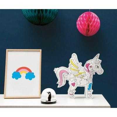 UNICORNIO PARA INFLAR Y COLOREAR