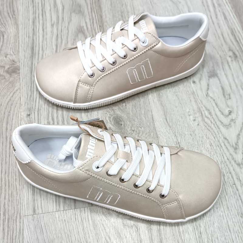 CALZADO MINIMALISTA, MARCA MUSTANG, COLOR ORO