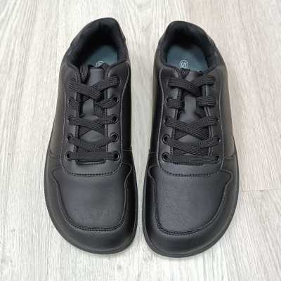 calzado minimalista barefoot zzfaber deportivo negro