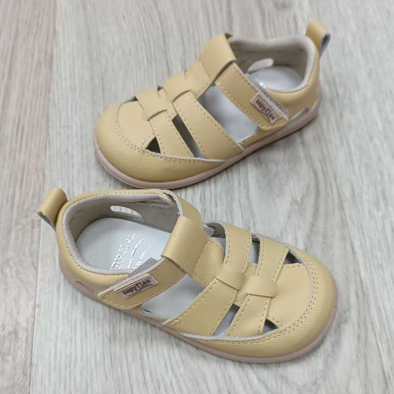 calzado respetuoso infantil, sandalia zapy color lima