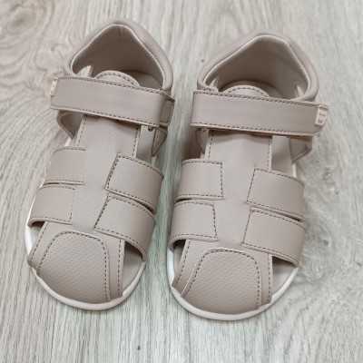 calzado respetuoso infantil, sandalia piruflex blanco beige y rosa