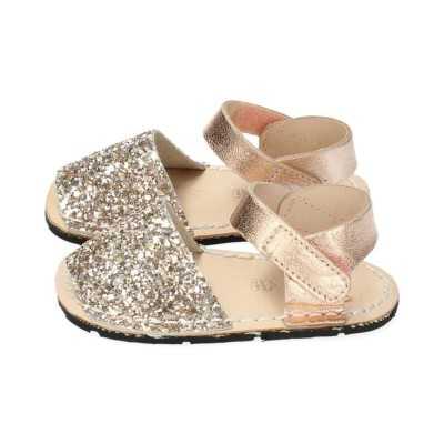 MENORQUINA RIA GLITTER PEACH
