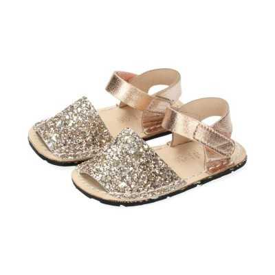 MENORQUINA RIA GLITTER PEACH