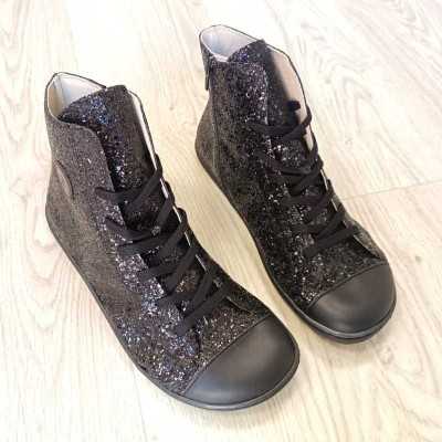 BOTA NEGRO-BRILLO COQUEFLEX BAREFOOT