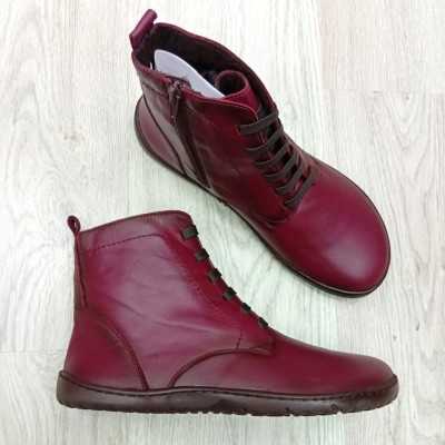 BOTIN SAVAGE BURDEOS VIVANT PIEL