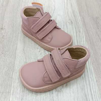 CALZADO BAREFOOT, CALZADO RESPETUOSO INFANTIL, BOTA DE LA MARCA BLANDITOS EN COLOR ROSA Y FABRICADO EN PIEL NATURAL
