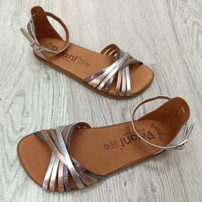 SANDALIA PLATA VIVANT PIEL