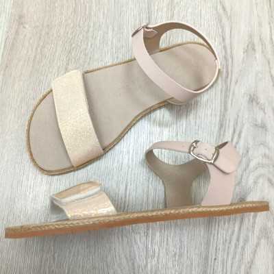 SANDALIA ADULTO NUDE BRILLO COQUEFLEX 2026