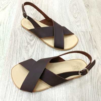 SANDALIA BAREFOOT BOX MARRON FLEXINENS 