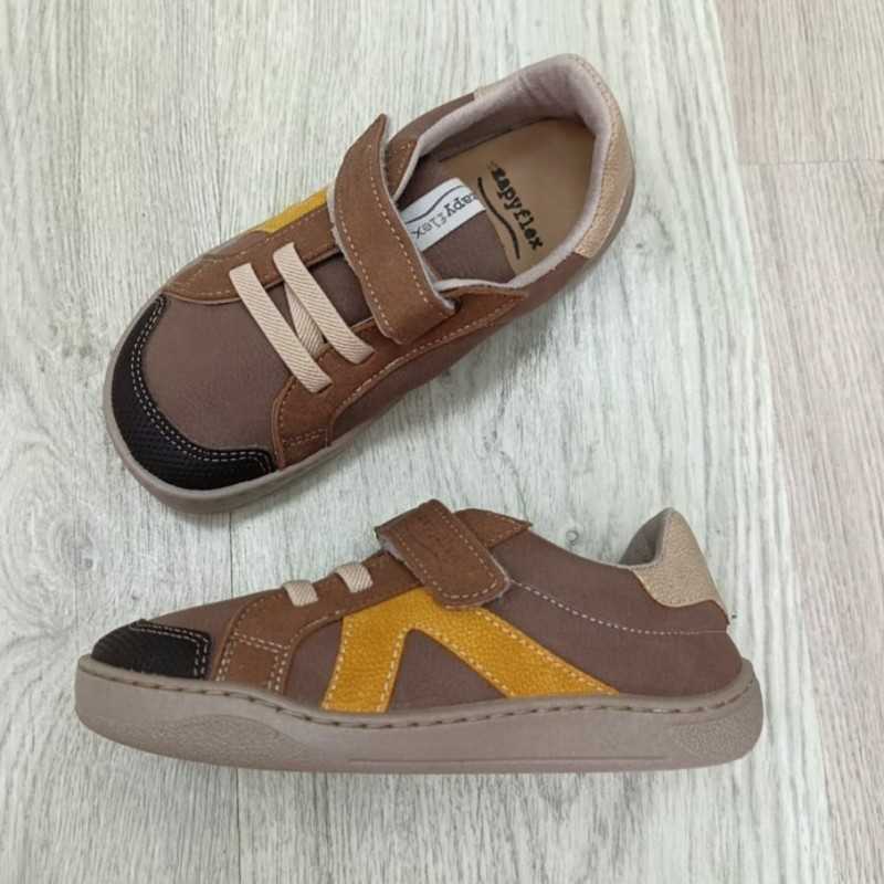 zapy barefoot deportiva marrón chocolate